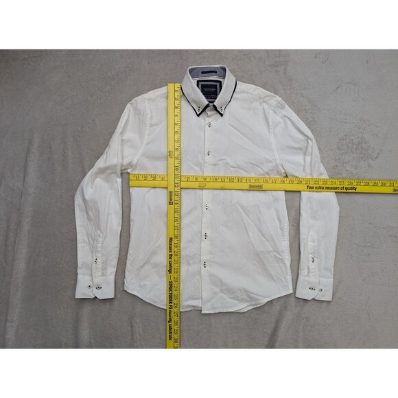 Cactus Man Size Medium Ricky Singh White Button Down Shirt Long Sleeve - Picture 3 of 4